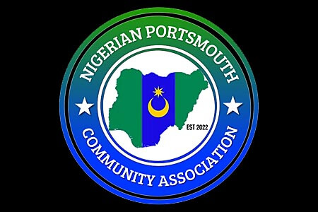 Star and crescent design on the Nigerian Portsmouth Community Association logo